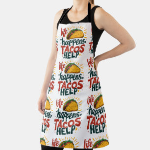 Lustige Taco-Liebhaber-Party-Essensliebhaber-Humor Schürze