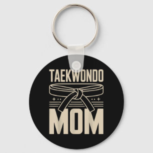 Lustige Taekwondo-Mutter Schlüsselanhänger