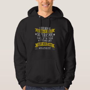 Lustige Tankstellenbediener-Shirts Jobtitel Beruf Hoodie