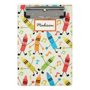 Lustige Tanzstifte Mit Noten Custom Mini Klemmbrett