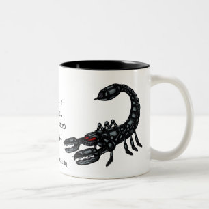 Lustige Tasse des Skorpionszeichens