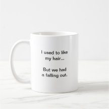 lustige Tasse für kahlköpfige Typ