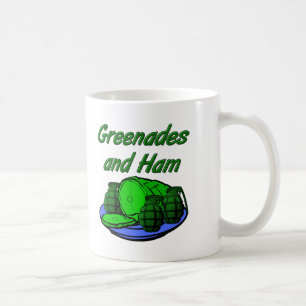 Lustige Tasse Granaten und Schinken