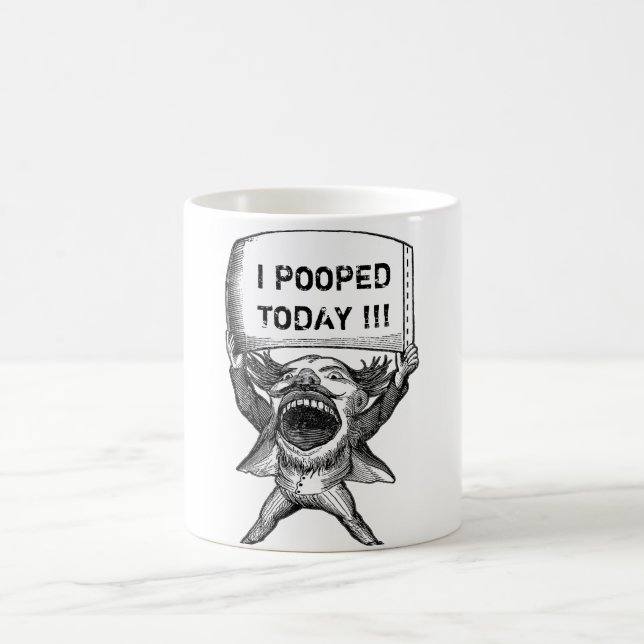LUSTIGE TASSE, lustige Vintage Art, EDIT-TEXT Kaffeetasse (Mittel)