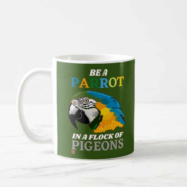 lustige Tasse "SEIN EIN PARROT..." (Links)