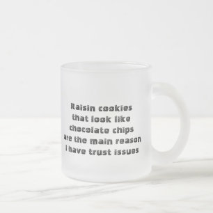Lustige Tasse über betrügerische Plätzchen