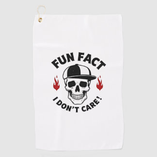 Lustige Tatsache, die mich nicht interessiert, lus Golfhandtuch