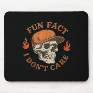 Lustige Tatsache, Ist mir egal, Lustiges Skelett S Mousepad