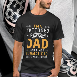 lustige Tattoo-Vater-Kunst T-Shirt