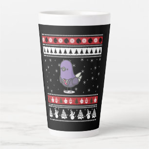 Lustige Taube hässliches Weihnachten Milchtasse