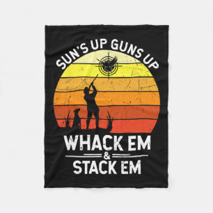 Lustige Taubenjagd - Taubenjagdsaison  Fleecedecke