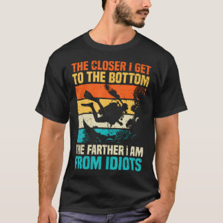 Lustige Tauchkunst für Männer Frauen Taucher T-Shirt