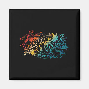 Lustige Tennessee-Schinken Mary Anne & Wandas Magnet
