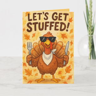Lustige Thanksgiving-Karte – Hilarische Thanksgivi Karte