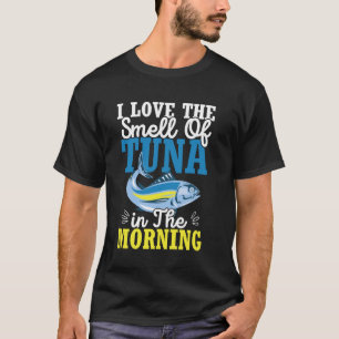 Lustige Thunfisch-Angelkunst für Männer Opa Blaufl T-Shirt