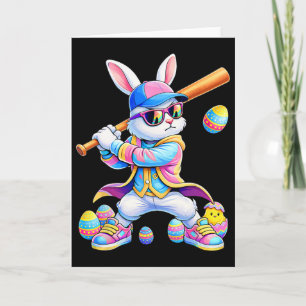 Lustige Tie Dye Kaninchen Verkauf Ostern Hase Männ Karte