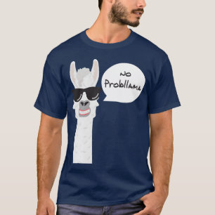 Lustige Tiere für Tierliebhaber Lama Alpaka Gesche T-Shirt