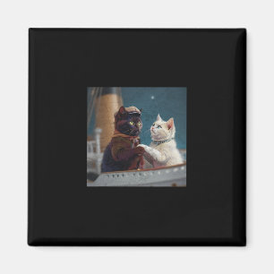 Lustige Titanic-Film-Katze-Meme-Rms-Kreuzfahrtschi Magnet