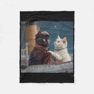 Lustige Titanic-Film-Katzen-Meme-Rms-Kreuzfahrtsch Fleecedecke