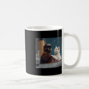 Lustige Titanic-Film-Katzen-Meme-Rms-Kreuzfahrtsch Kaffeetasse