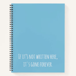 Lustige To-Do-Liste Blau Notizbuch