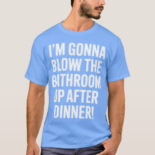 Lustige Toilette Erwachsenen Humor Unangemessen T-Shirt