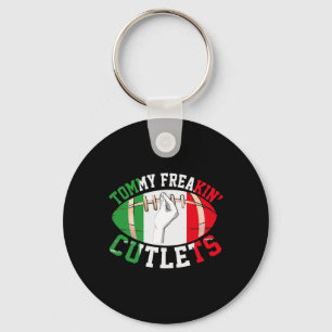 Lustige Tommy Freakin' Cutlets New Jersey Italien Schlüsselanhänger