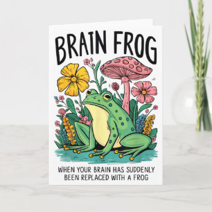 Lustige Töpfe Syndrom Brain Frog Dysautonomie Bewu Karte