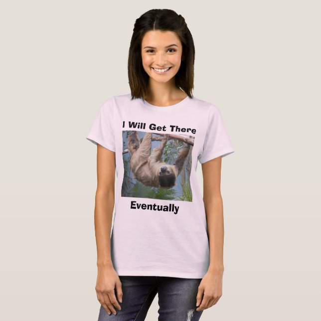 Lustige Trägheit T-Shirt (Vorne ganz)