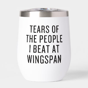 Lustige Tränen der Leute, die ich bei Wingspan bes