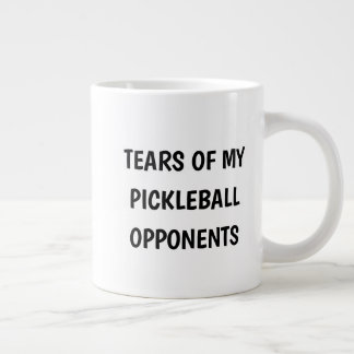 Lustige Tränen meiner Pickleball-Gegner Kaffee Jumbo-Tasse