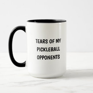 Lustige Tränen meiner Pickleball-Gegner Kaffee Tasse