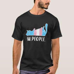 Lustige Transgender-Katze sagt Igitt Leute Introve T-Shirt