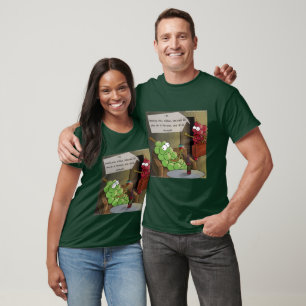 Lustige Trauben-Trennung Food, Wein & Ehe Comic T-Shirt