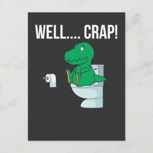 Lustige Trex Arme Kleiner Dinosaurier Humor Postkarte