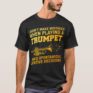 Lustige Trompeter Kunst für Männer Frauen Trompete T-Shirt