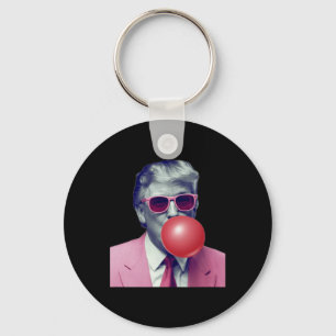 Lustige Trump Bubble Gum Yum Geschenke Schlüsselanhänger