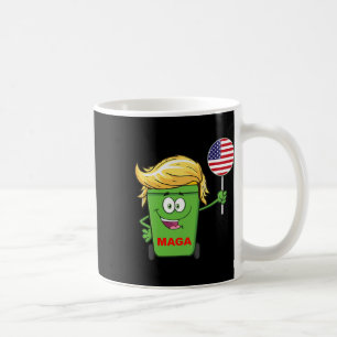 Lustige Trump Mega Cartoon Mülltonne Amerikanische Kaffeetasse