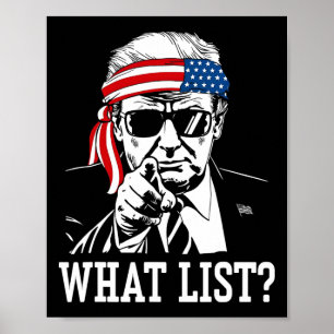 Lustige Trump Was Liste 2 Poster