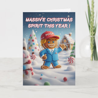 Lustige Trump-Weihnachtskarte | MAGA Weihnachten