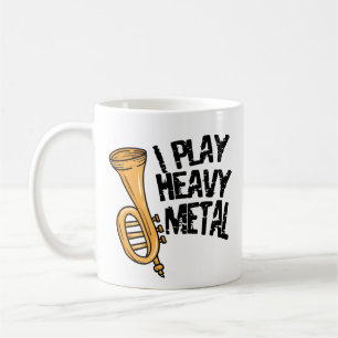 Lustige Tuba-Spieler-Kaffee-Tassen-marschierende Kaffeetasse
