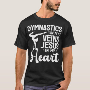 Lustige Turnhalle Turner Jesus Liebhaber T-Shirt