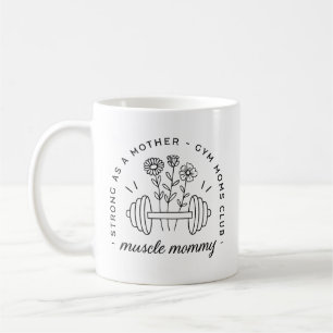 Lustige Turnmommy-Muskel-Mama Mutter Kaffeetasse