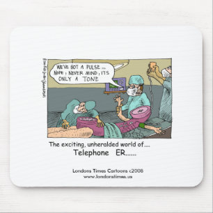 Lustige TV-Show "E.R"-Parodie-Mauspad Mousepad
