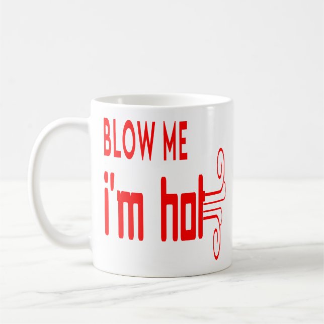 Lustige Typografie-Zitate brennen mich durch, den Kaffeetasse (Links)