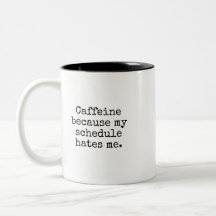Lustige Überbuchte Kaffeeliebhaber-Tasse