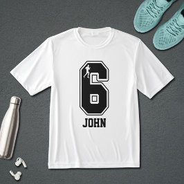Lustige Übereinstimmende Nummer 6 Paarlauf Custom T-Shirt