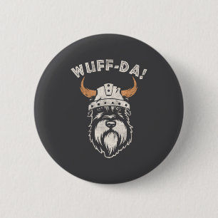 Lustige Uff Da Woof Da Norwegische Wortspiel-Zitat Button