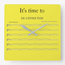 Lustige Uhr des Organisten