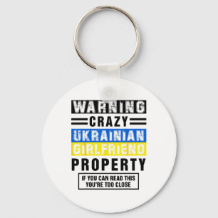 Lustige ukrainische Freundin Zitate Sprüche Freund Schlüsselanhänger